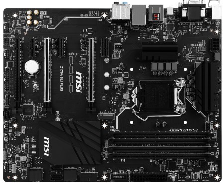 Media asset in full size related to 3dfxzone.it news item entitled as follows: MSI introduce la motherboard gaming-oriented Z170A SLI PLUS | Image Name: news23309_MSI-Z170A-SLI-PLUS_1.jpg