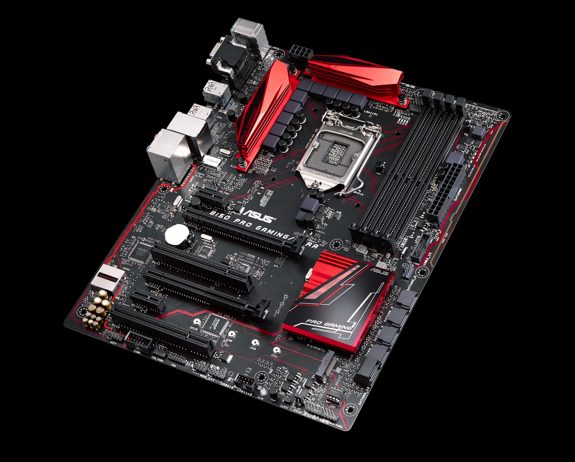 Immagine pubblicata in relazione al seguente contenuto: ASUS lancia le motherboard B150 Pro Gaming/Aura e B150 Pro Gaming | Nome immagine: news23356_ASUS-B150-Pro-Gaming-Aura_1.jpg