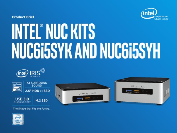 Immagine pubblicata in relazione al seguente contenuto: Intel introduce i primi mini-PC NUC basati su un processore Skyake | Nome immagine: news23360_Intel-NUC-Skylake_1.jpg