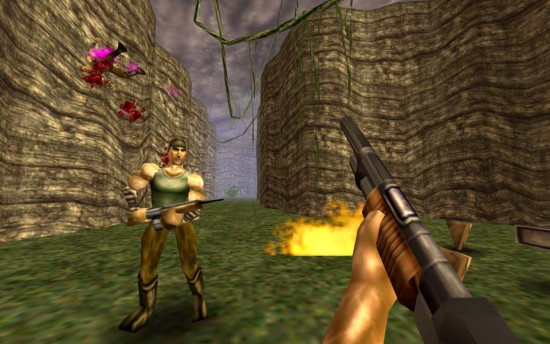 Immagine pubblicata in relazione al seguente contenuto: Lo shooter Turok: Dinosaur Hunter riproposto in versione rimasterizzata | Nome immagine: news23497_Turok-Remastered-Screenshot_1.jpg