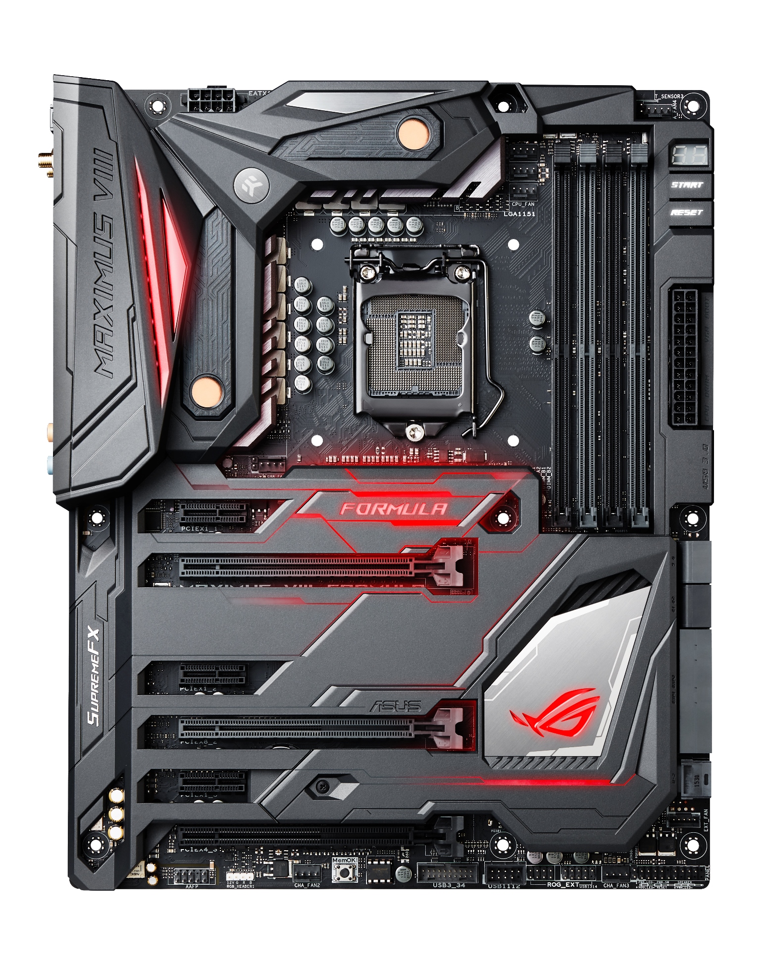 Media asset in full size related to 3dfxzone.it news item entitled as follows: ASUS annuncia la gaming motherboard ROG Maximus VIII Formula | Image Name: news23560_ASUS-ROG-Maximus-VIII-Formula_1.jpg