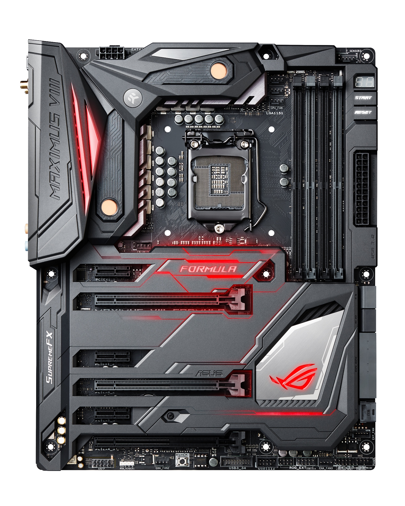 Immagine pubblicata in relazione al seguente contenuto: ASUS annuncia la gaming motherboard ROG Maximus VIII Formula | Nome immagine: news23560_ASUS-ROG-Maximus-VIII-Formula_1.jpg