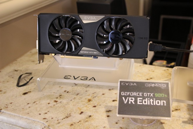 Media asset in full size related to 3dfxzone.it news item entitled as follows: EVGA esibisce la video card GeForce GTX 980 Ti VR Edition | Image Name: news23605_EVGA-GeForce-GTX-980-Ti-VR-Edition_1.jpg