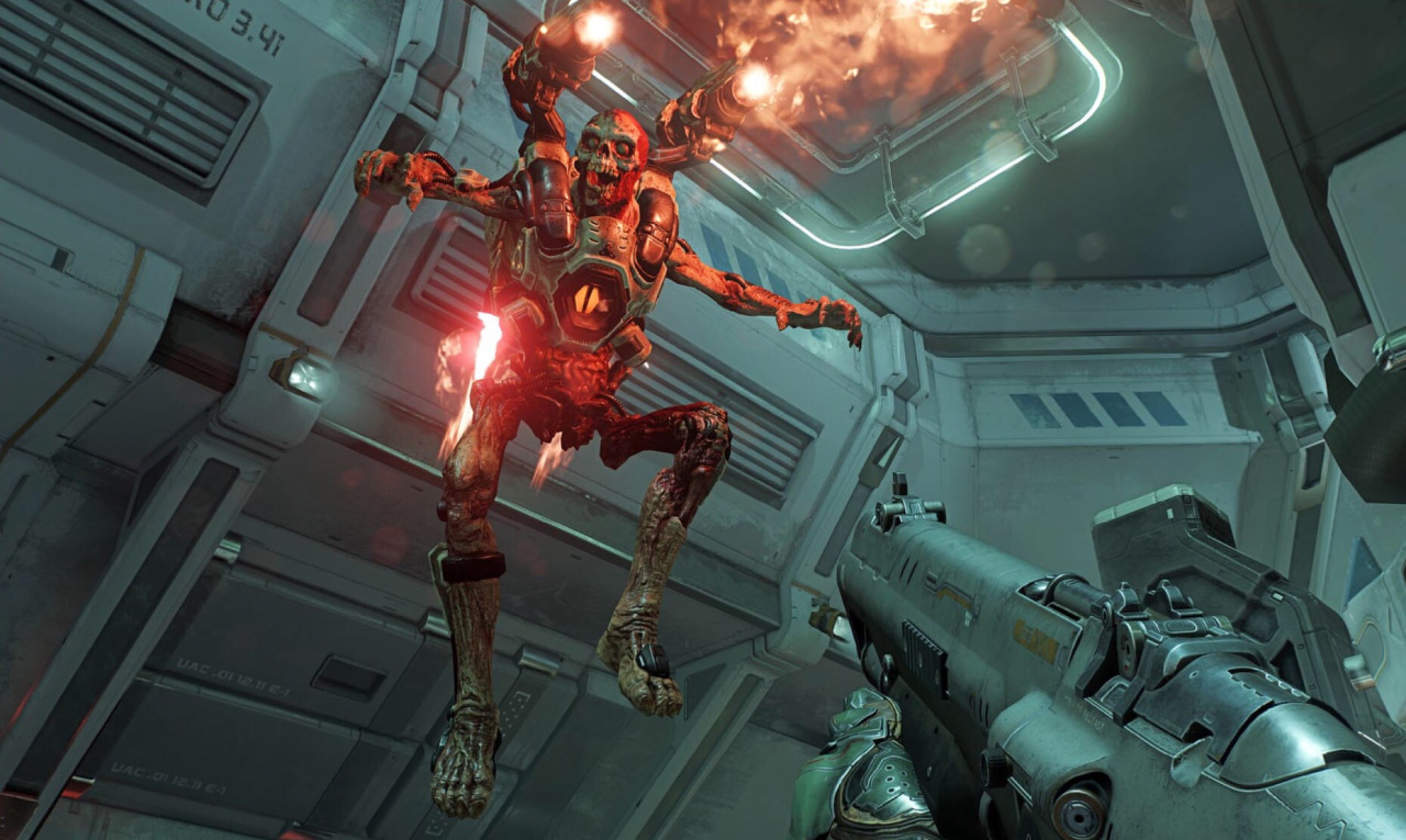 Immagine pubblicata in relazione al seguente contenuto: Nuovi screenshot e info sul first-person shooter Doom di id Software | Nome immagine: news23616_DOOM-Screenshot_1.jpg