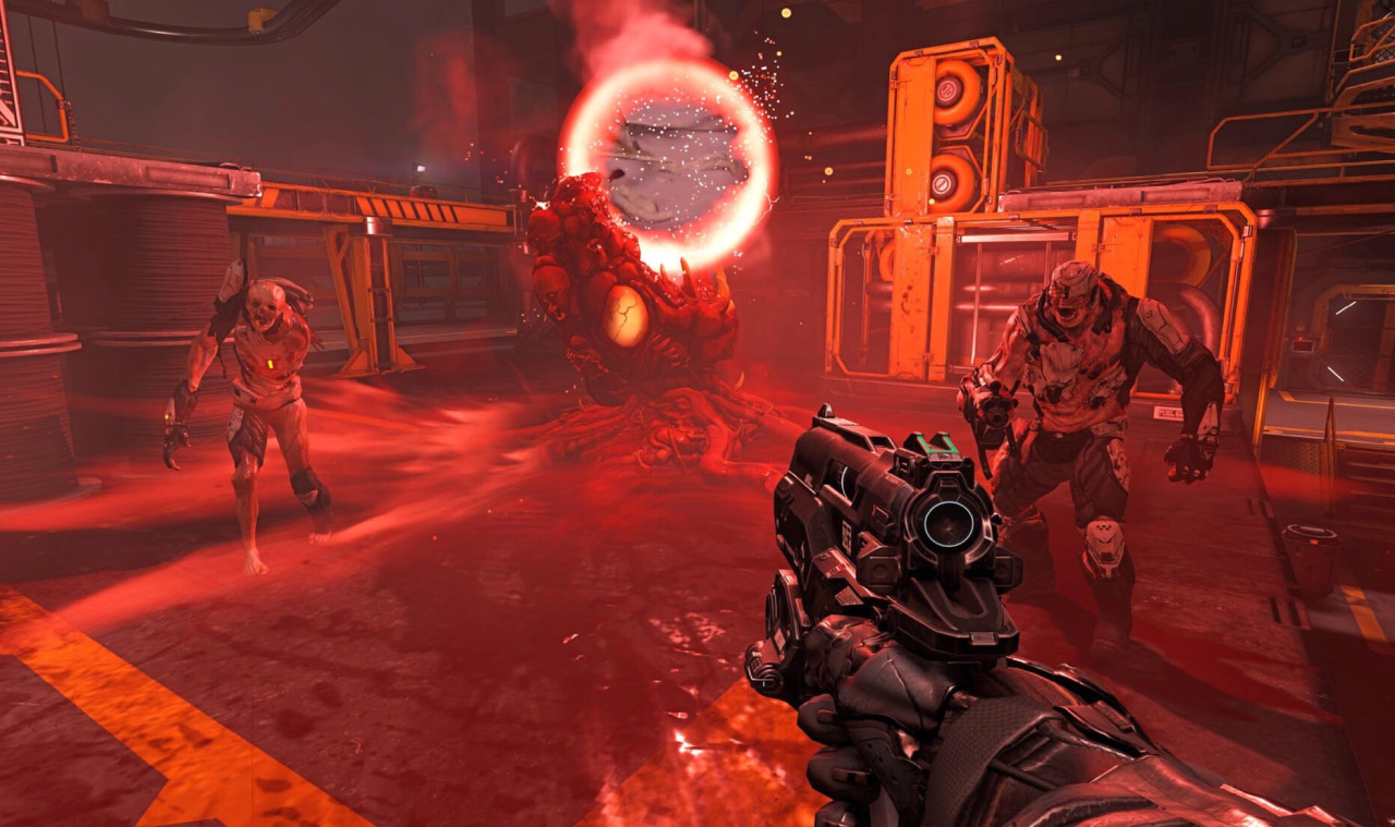 Immagine pubblicata in relazione al seguente contenuto: Nuovi screenshot e info sul first-person shooter Doom di id Software | Nome immagine: news23616_DOOM-Screenshot_3.jpg