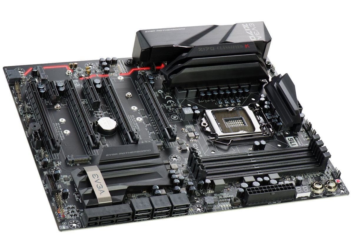 Immagine pubblicata in relazione al seguente contenuto: Overclocking: EVGA lancia la motherboard Z170 Classified K per CPU Skylake | Nome immagine: news23648_EVGA-Z170-Classified-K_1.jpg