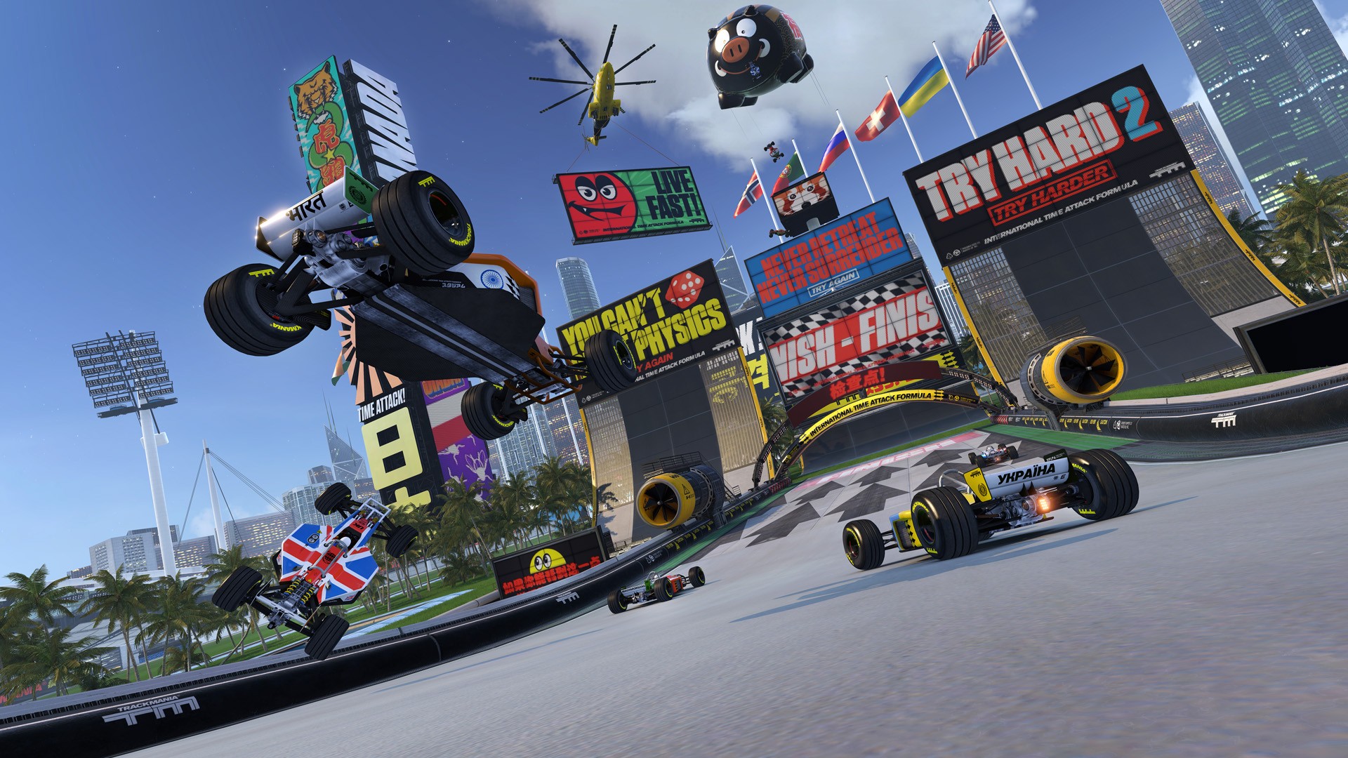 Immagine pubblicata in relazione al seguente contenuto: Ubisoft annuncia la data di lacio e mostra due demo di Trackmania Turbo | Nome immagine: news23755_Trackmania-Turbo-Screenshot_3.jpg