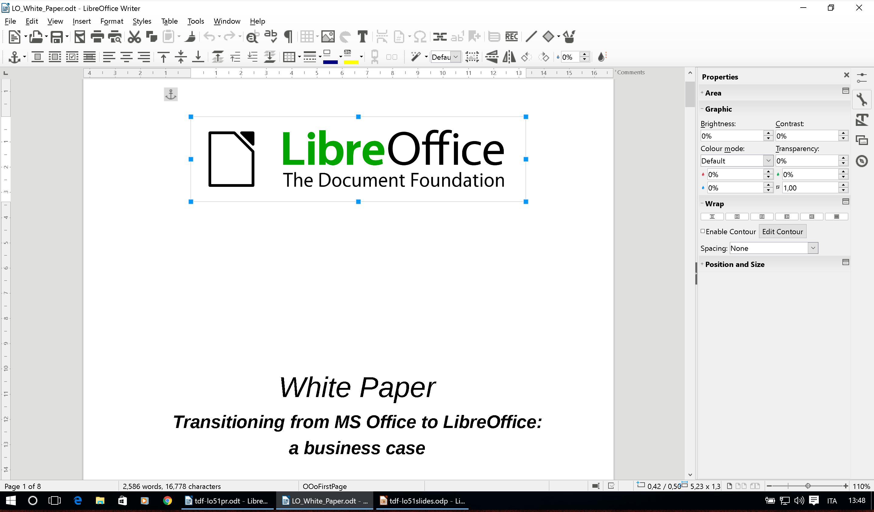 Media asset in full size related to 3dfxzone.it news item entitled as follows: LibreOffice Productivity Suite 5.1.0  disponibile per il download | Image Name: news23775_LibreOffice_1.png