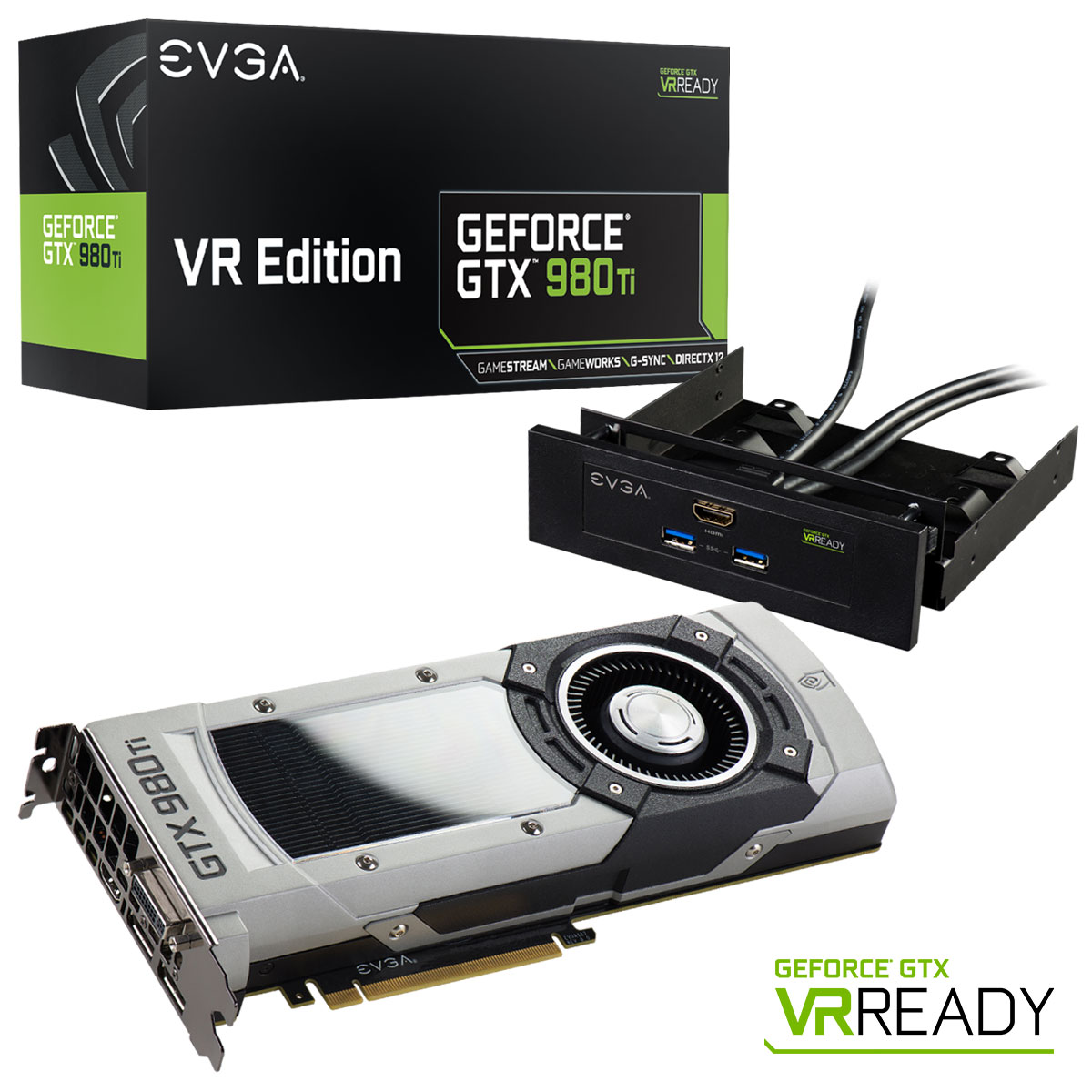 Media asset in full size related to 3dfxzone.it news item entitled as follows: EVGA lancia la GeForce GTX 980 Ti VR EDITION GAMING (anche ACX 2.0+) | Image Name: news23776_GeForce-GTX-980-T-VR-EDITION-GAMING_1.jpg