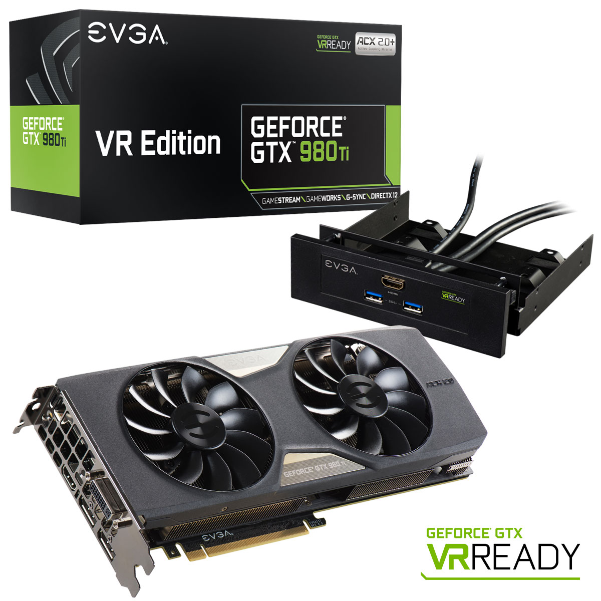 Media asset in full size related to 3dfxzone.it news item entitled as follows: EVGA lancia la GeForce GTX 980 Ti VR EDITION GAMING (anche ACX 2.0+) | Image Name: news23776_GeForce-GTX-980-T-VR-EDITION-GAMING_3.jpg