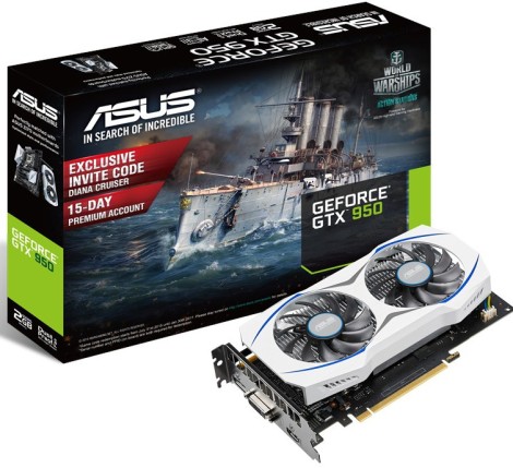 Immagine pubblicata in relazione al seguente contenuto: ASUS lancia una GeForce GTX 950 che assorbe potenza solo dallo slot PCI-E | Nome immagine: news23910_ASUS-GeForce-GTX-950-GTX950-2G_2.jpg