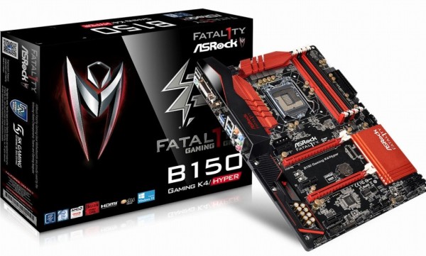 Immagine pubblicata in relazione al seguente contenuto: ASRock lancia 2 mobo Gaming K4 HYPER per l'overclocking delle CPU Core non-K | Nome immagine: news23915_ASRock-Fatal1ty-B150-Gaming-K4-HYPER_1.jpg