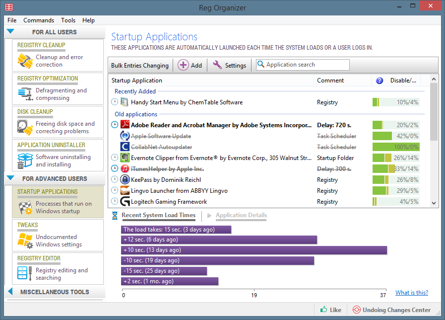 Media asset in full size related to 3dfxzone.it news item entitled as follows: Reg Organizer 7.35 ottimizza il registro di configurazione di Windows | Image Name: news24049_Reg-Organizer-Screenshot_1.png