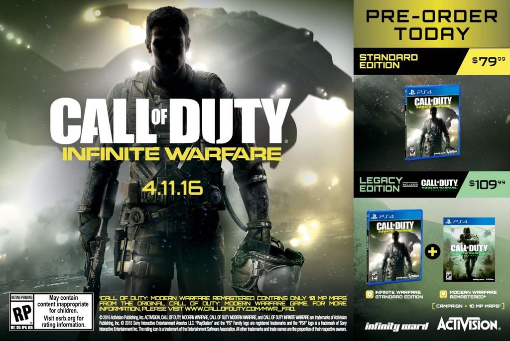 Immagine pubblicata in relazione al seguente contenuto: Una immagine leaked svela la data di lancio di Call of Duty: Infinite Warfare | Nome immagine: news24193_Call-of-Duty-Infinite-Warfare-Leak_1.jpg