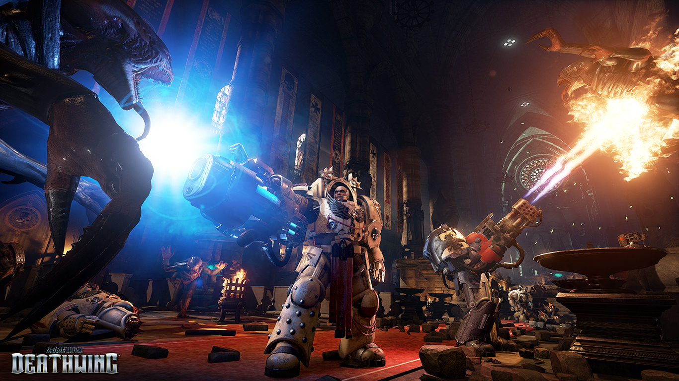 Immagine pubblicata in relazione al seguente contenuto: Gameplay trailer e screenshots del first-person shooter Space Hulk: Deathwing | Nome immagine: news24201_Space-Hulk-Deathwing-Screenshot_6.jpg