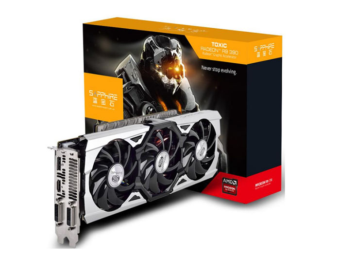 Media asset in full size related to 3dfxzone.it news item entitled as follows: Foto della video card Radeon R9 390 8GB D5 Toxic di Sapphire | Image Name: news24203_Sapphire-Radeon-R9-390-Toxic_2.jpg