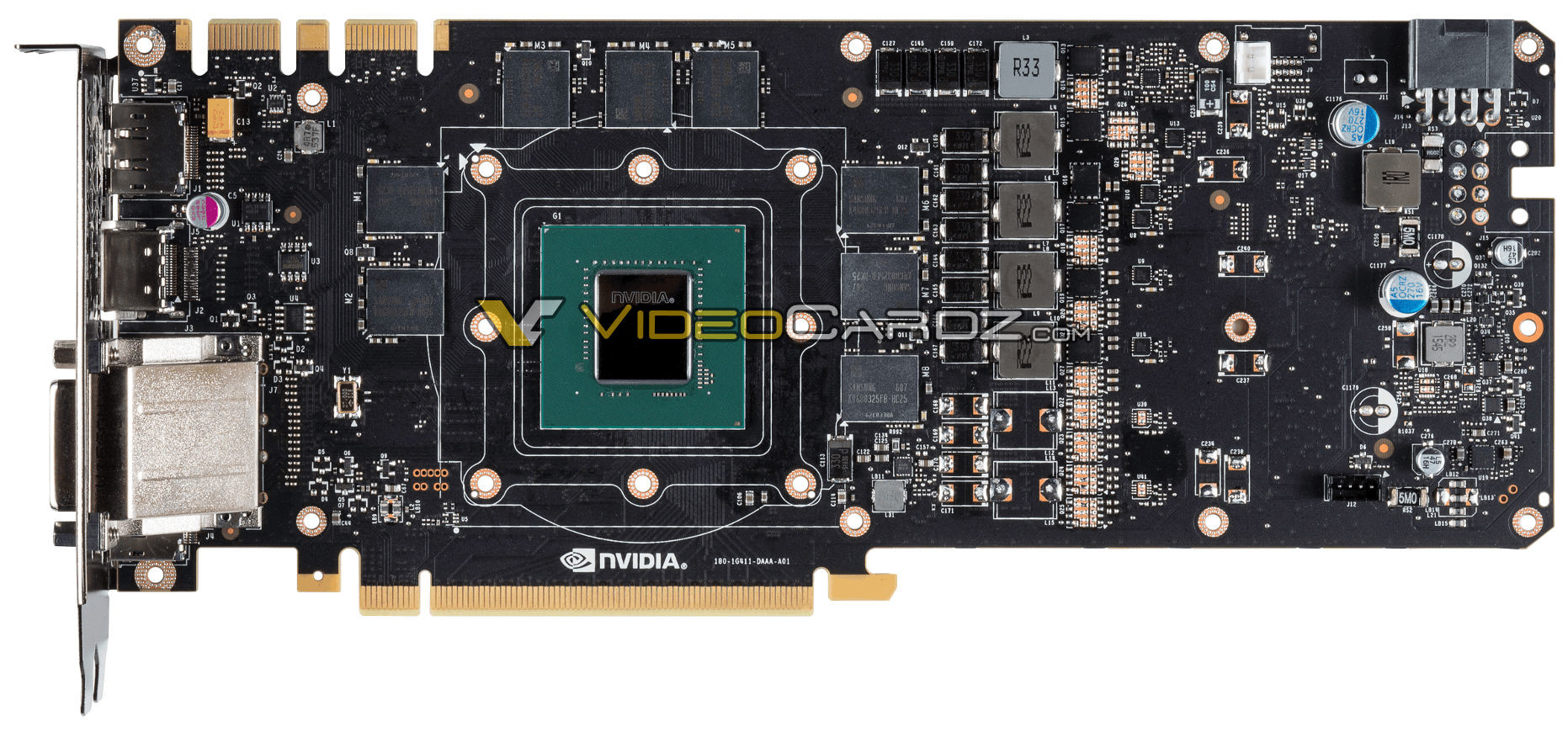 Media asset in full size related to 3dfxzone.it news item entitled as follows: Le differenze tra i PCB delle GeForce GTX 1070 e GTX 10780 reference | Image Name: news24330_NVIDIA-GeForce-GTX-1070-Reference-PCB_1.jpg