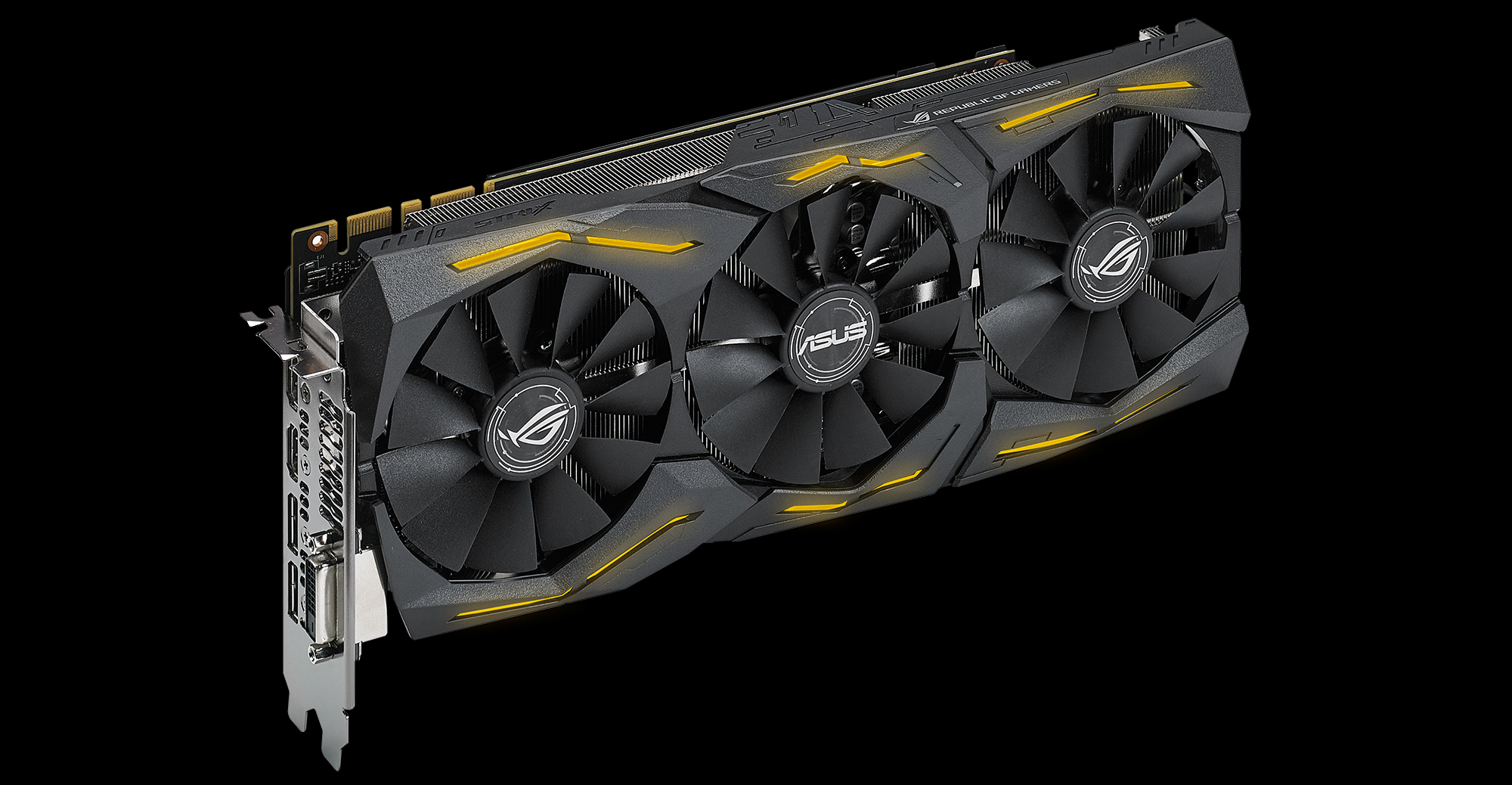 Immagine pubblicata in relazione al seguente contenuto: ASUS annuncia due video card Republic of Gamers Strix GeForce GTX 1080 | Nome immagine: news24334_ASUS-ROG-Strix-GeForce-GTX-1080_3.jpg