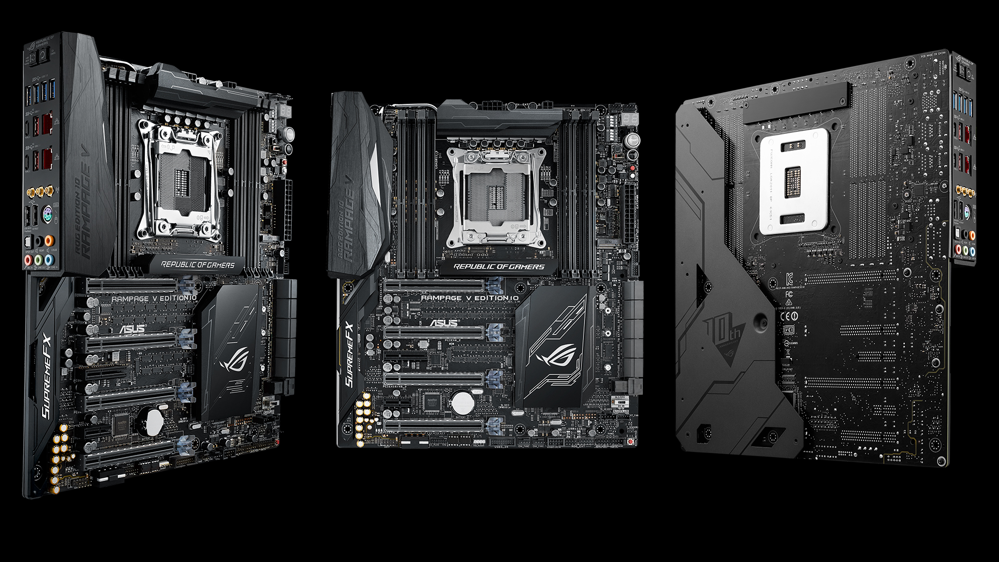 Immagine pubblicata in relazione al seguente contenuto: ASUS ROG Rampage V Edition 10: una flagship per CPU Intel Broadwell-E | Nome immagine: news24363_ASUS-ROG-Rampage-V-Edition-10_1.jpg