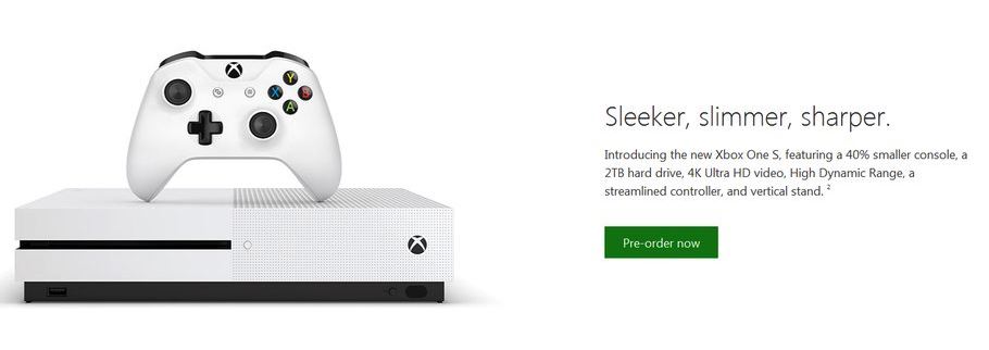 Media asset in full size related to 3dfxzone.it news item entitled as follows: Prima foto (leaked) della nuova console Xbox One S (4K Ready) di Microsoft | Image Name: news24412_Xbox-One-Slim_1.jpg
