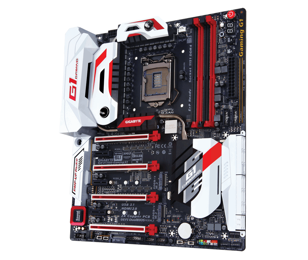 Immagine pubblicata in relazione al seguente contenuto: La domanda delle motherboard  in calo e i maker riducono i prezzi | Nome immagine: news24572_GIGABYTE-GA-Z170X-Gaming-G1_1.png