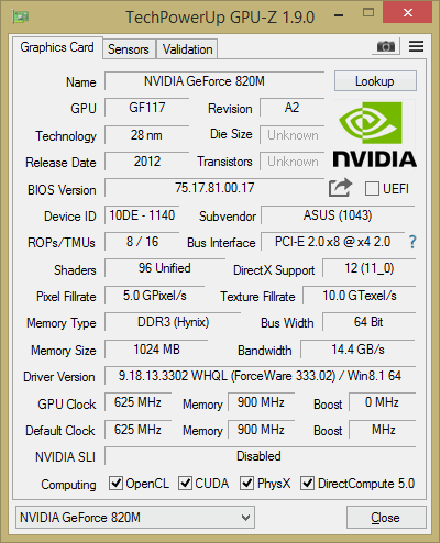 Risorsa grafica - foto, screenshot o immagine in genere - relativa ai contenuti pubblicati da amdzone.it | Nome immagine: news24597_GPU-Z-1.9.0-Screenshot_2.gif