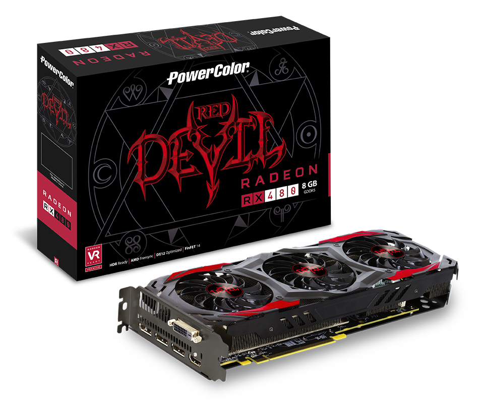 Immagine pubblicata in relazione al seguente contenuto: TUL annuncia la video card PowerColor Radeon RX 480 RED DEVIL | Nome immagine: news24641_PowerColor-Radeon-RX-480-RED-DEVIL_1.jpg