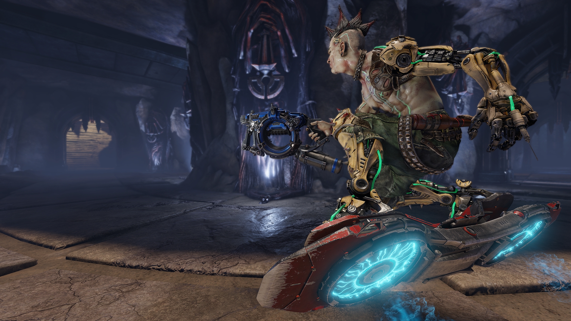 Immagine pubblicata in relazione al seguente contenuto: id Software presenta gameplay trailer e screenshots di Quake Champions | Nome immagine: news24726_Quake-Champions-Screenshot_1.jpg