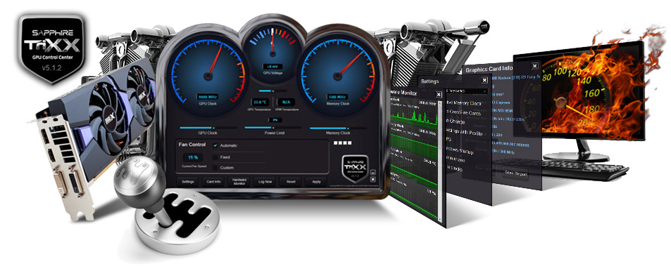 Immagine pubblicata in relazione al seguente contenuto: Radeon Setup & Tweaking: SAPPHIRE TriXX Utility 6.0.0 beta | Nome immagine: news24832_Sapphire-TriXX-Utility-Screenshot_1.jpg