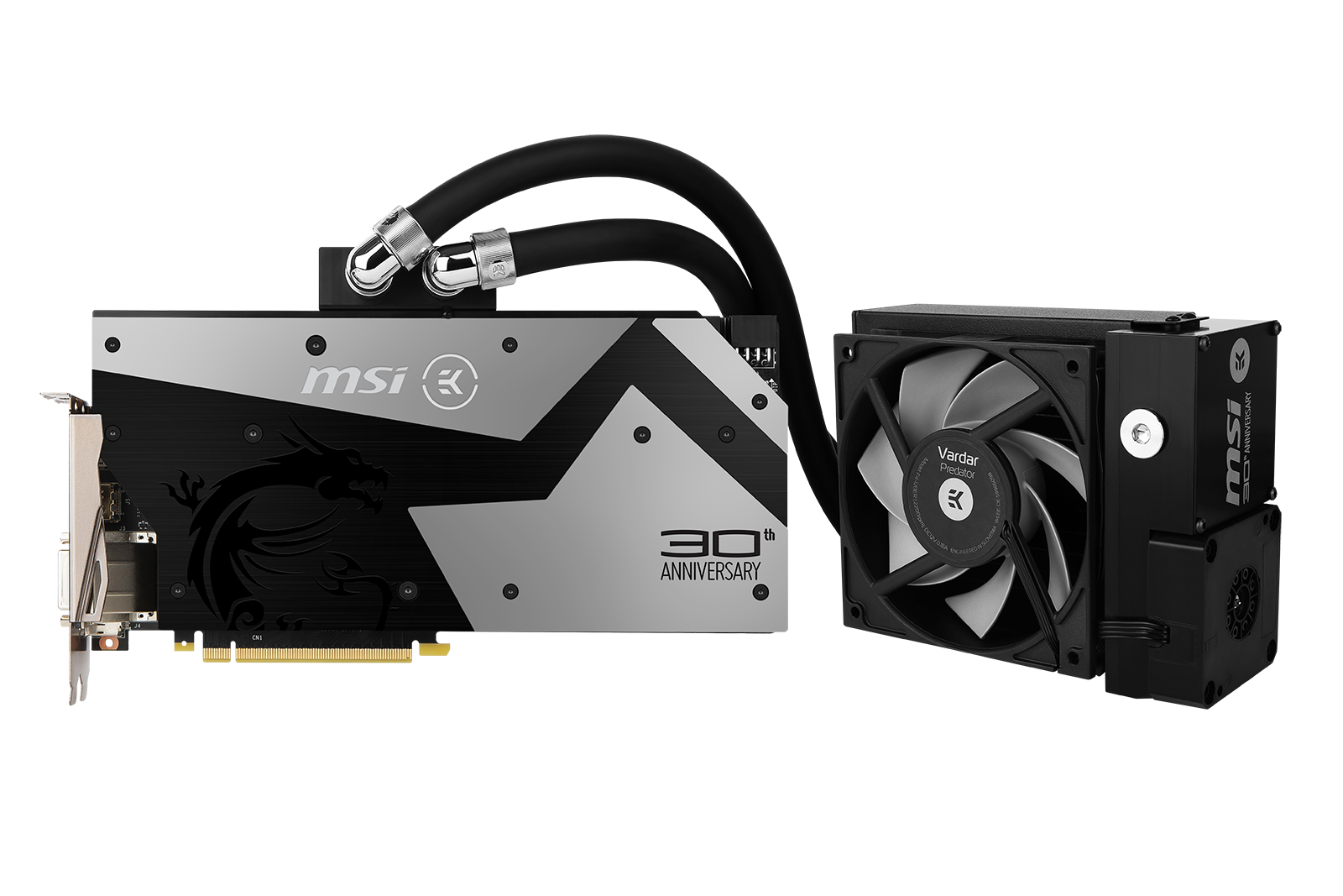Immagine pubblicata in relazione al seguente contenuto: MSI annuncia la video card GeForce GTX 1080 30th Anniversary Edition | Nome immagine: news24938_GeForce-GTX-1080-30th-Anniversary-Edition_1.jpg