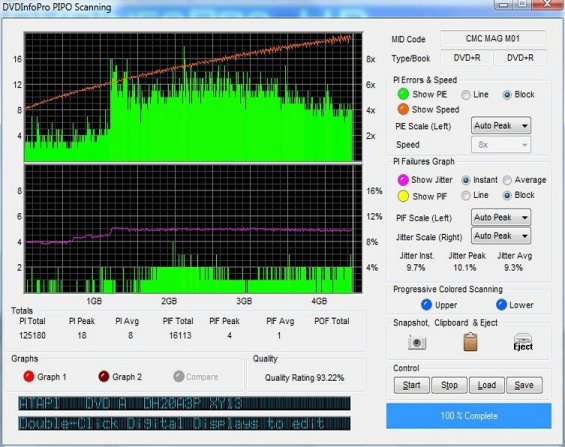 Media asset in full size related to 3dfxzone.it news item entitled as follows: CD/DVD/HD-DVD/Blu-ray Information & Benchmark: DVDInfoPro 7.6.0.2 | Image Name: news25007_DVDInfoPro-Screenshot_2.jpg
