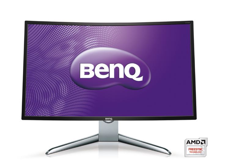Immagine pubblicata in relazione al seguente contenuto: BenQ introduce il monitor a schermo curvo EX3200R - FreeSync‎ Ready | Nome immagine: news25021_BenQ-EX3200R_1.jpg
