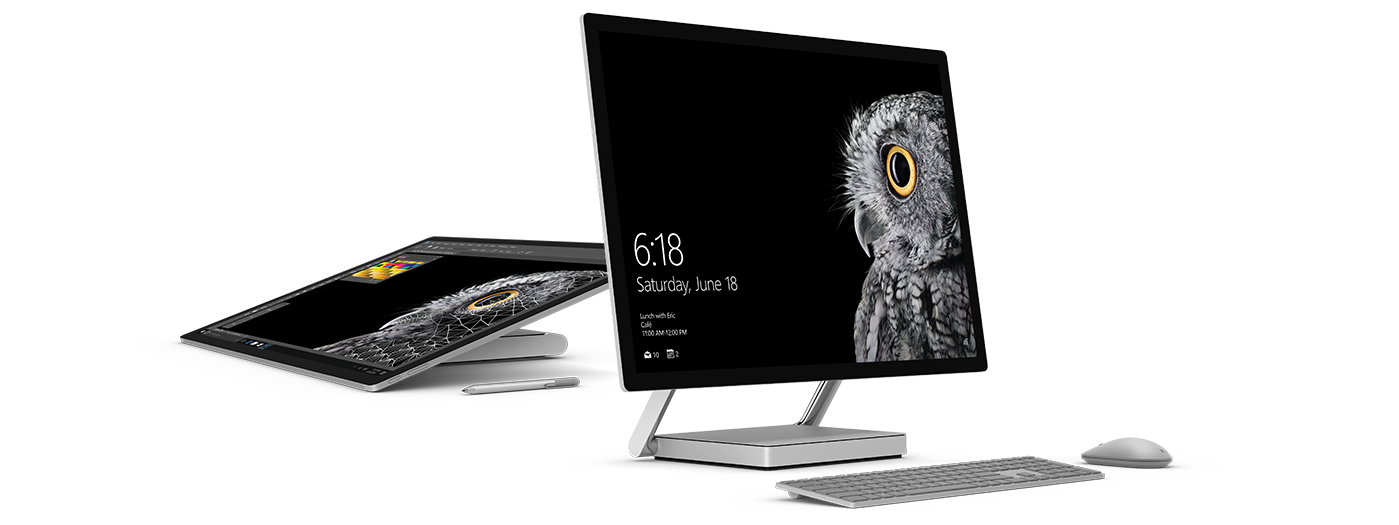 Immagine pubblicata in relazione al seguente contenuto: Microsoft reinventa il PC desktop annunciando l'all-in-one Surface Studio | Nome immagine: news25170_Surface_Studio_1.jpg