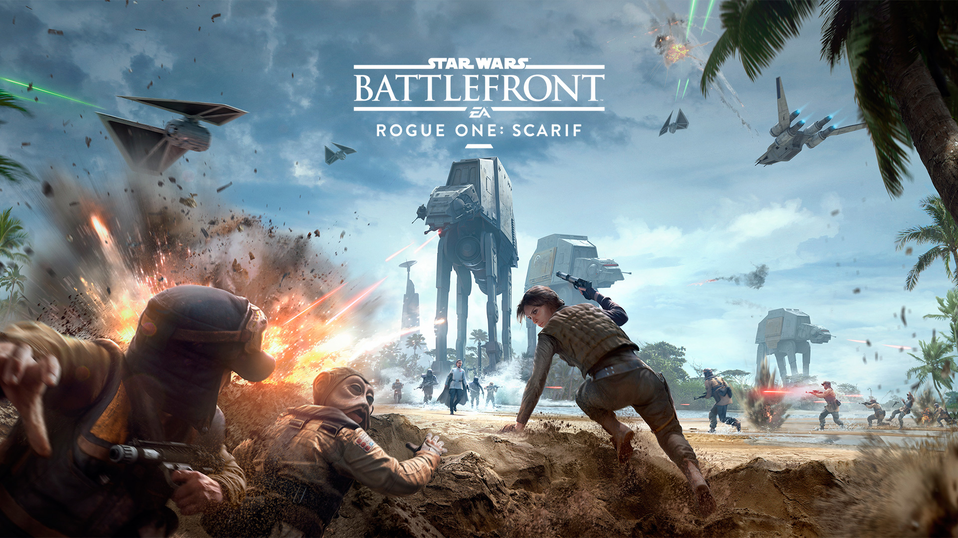 Immagine pubblicata in relazione al seguente contenuto: EA annuncia Star Wars Battlefront: Ultimate Edition e il DLC Rogue One: Scarif | Nome immagine: news25273_star-wars-battlefront-rogue-one-scarif-dlc-screenshot_1.jpg