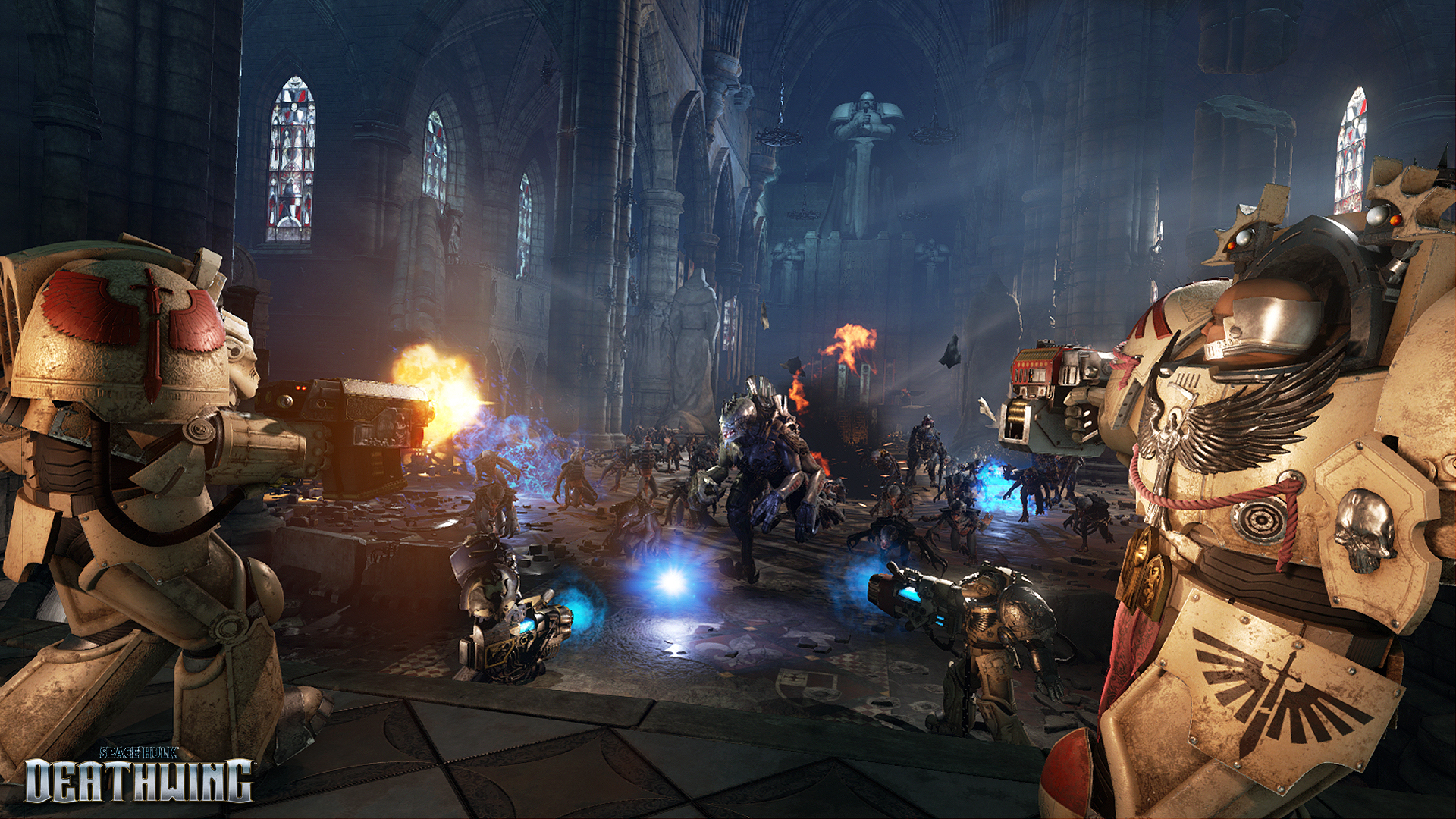 Media asset in full size related to 3dfxzone.it news item entitled as follows: 17 minuti di gameplay in single-player dello shooterSpace Hulk: Deathwing | Image Name: news25285_Space-Hulk-Deathwing-Screenshot_7.jpg
