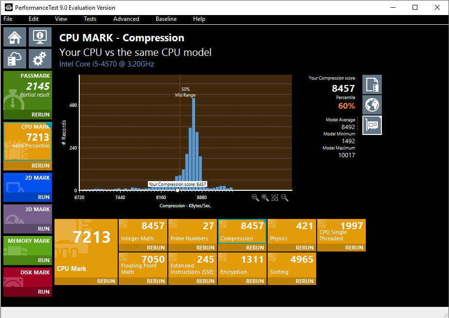 Media asset in full size related to 3dfxzone.it news item entitled as follows: Benchmark Utilities: PassMark PerformanceTest 9.0 build 1005 | Image Name: news25321_PerformanceTest_screenshot_2.png