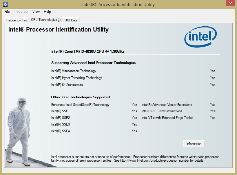 Immagine pubblicata in relazione al seguente contenuto: CPU Information Utilities: Intel Processor Identification Utility 5.60 | Nome immagine: news25410_Intel-Processor-Identification-Utility_1.jpg