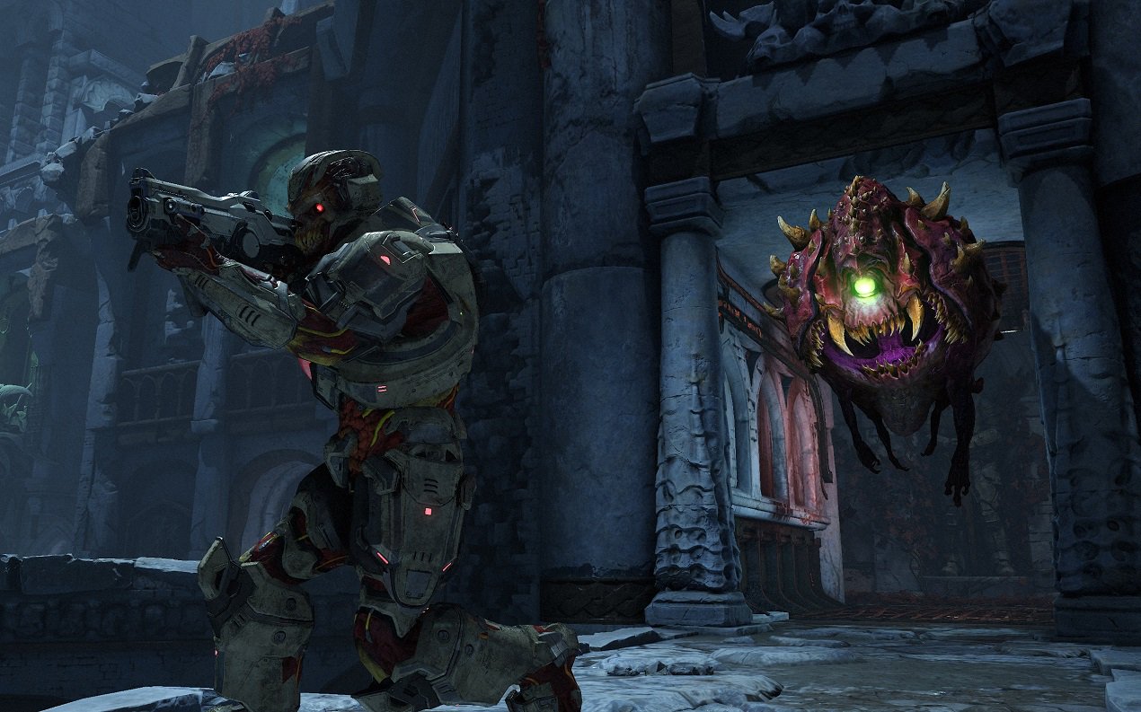 Immagine pubblicata in relazione al seguente contenuto: Bethesda presenta Bloodfall, il terzo e ultimo DLC per il game DOOM | Nome immagine: news25446_DOOM-Bloodfall-DLC-Screenshot_6.jpg