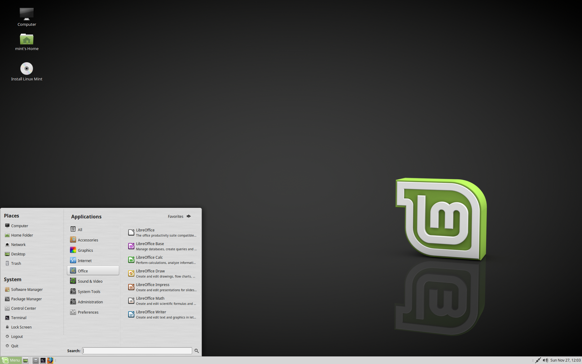 Immagine pubblicata in relazione al seguente contenuto: Disponibili le edizioni MATE e Cinnamon di Linux Mint 18.1 (Serena) | Nome immagine: news25449_Linux-Mint-MATE-Screenshot_1.png