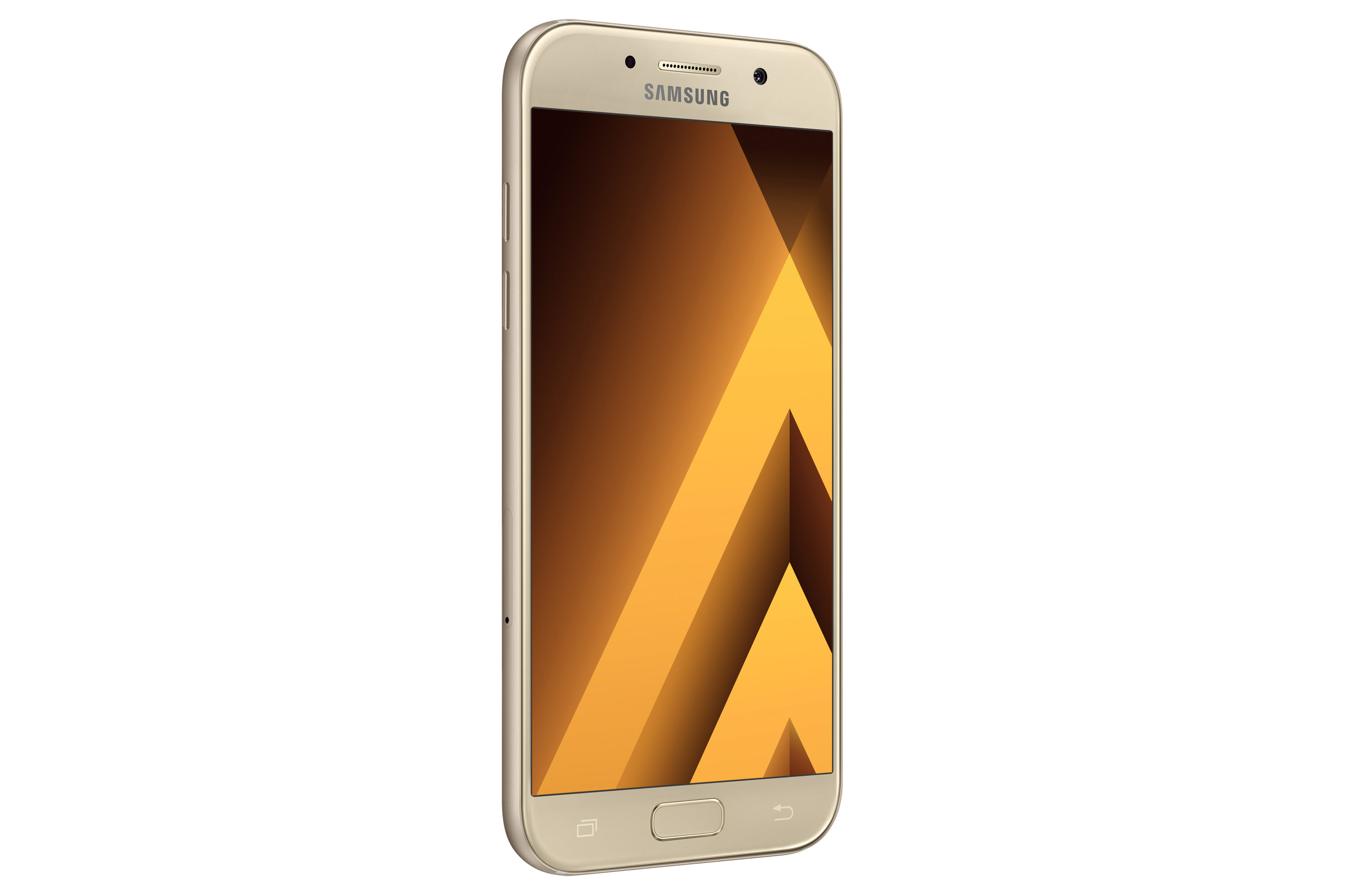 Immagine pubblicata in relazione al seguente contenuto: Samsung annuncia gli smartphone Galaxy A3, Galaxy A5 e Galaxy A7 (2017) | Nome immagine: news25555_Galaxy-A5_Gold-Sand_1.jpg