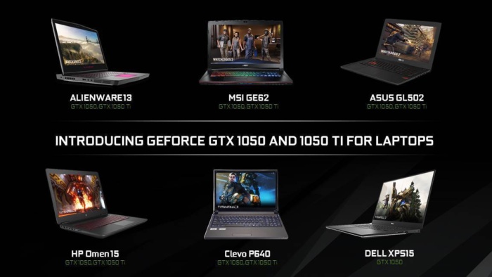 Immagine pubblicata in relazione al seguente contenuto: NVIDIA annuncia le GPU GeForce GTX 1050 Ti e GeForce GTX 1050 per notebook | Nome immagine: news25566_NVIDIA-GeForce-GTX-1050-Ti-GTX-1050-notebook_1.jpg