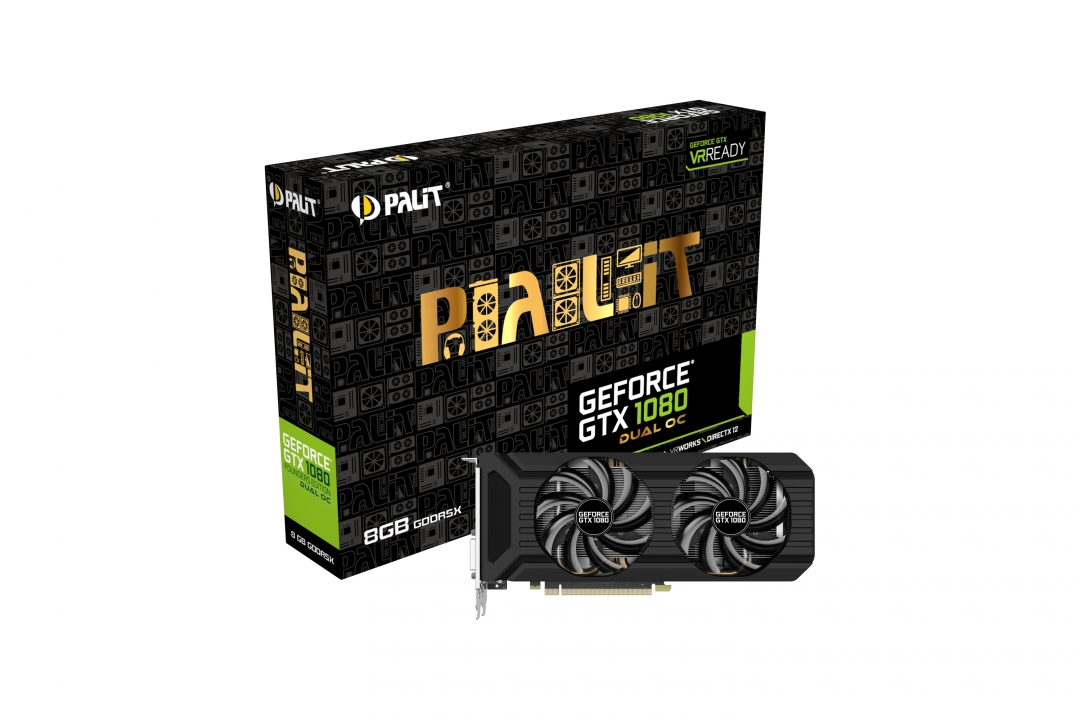 Media asset in full size related to 3dfxzone.it news item entitled as follows: Palit annuncia la video card high-end GeForce GTX 1080 Dual OC Edition | Image Name: news25680_GeForce-GTX-1080-Dual-OC-Edition_2.jpg