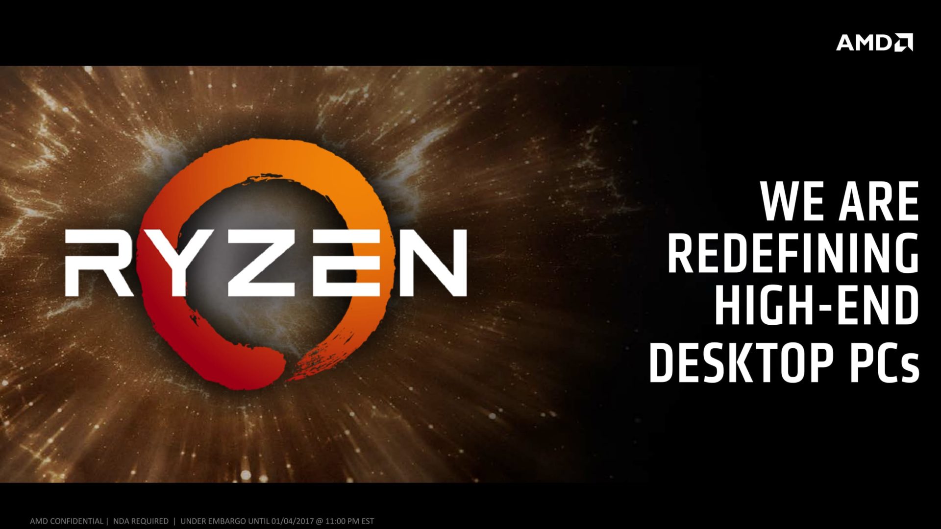 Immagine pubblicata in relazione al seguente contenuto: Le specifiche e i prezzi dei processori AMD Ryzen R7 1800X, R7 1700X e R7 1700 | Nome immagine: news25777_AMD-Ryzen-Marketing-Slide-CES-2017_1.jpg