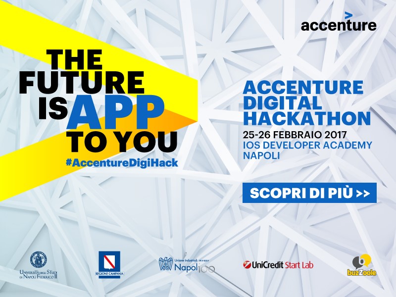 Immagine pubblicata in relazione al seguente contenuto: Accenture Digital Hackathon 2017: The Future is APP to you! | Nome immagine: news25833_Accenture-Digital-Hackathon-2017_1.jpg