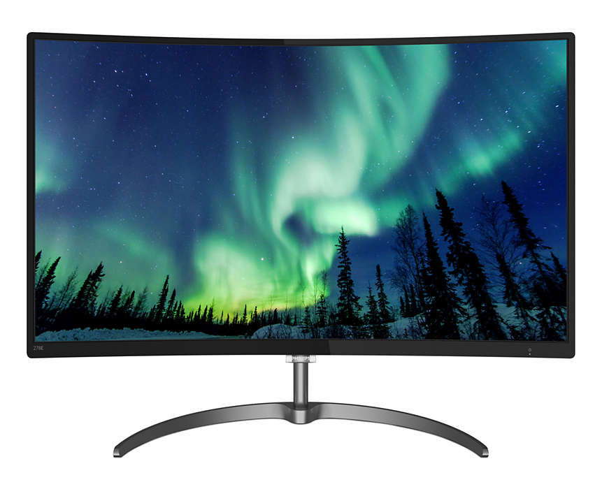 Immagine pubblicata in relazione al seguente contenuto: Philips introduce il monitor Full HD 278E8QJAB a schermo curvo da 27-inch | Nome immagine: news25896_Philips_278E8QJAB_1.jpg