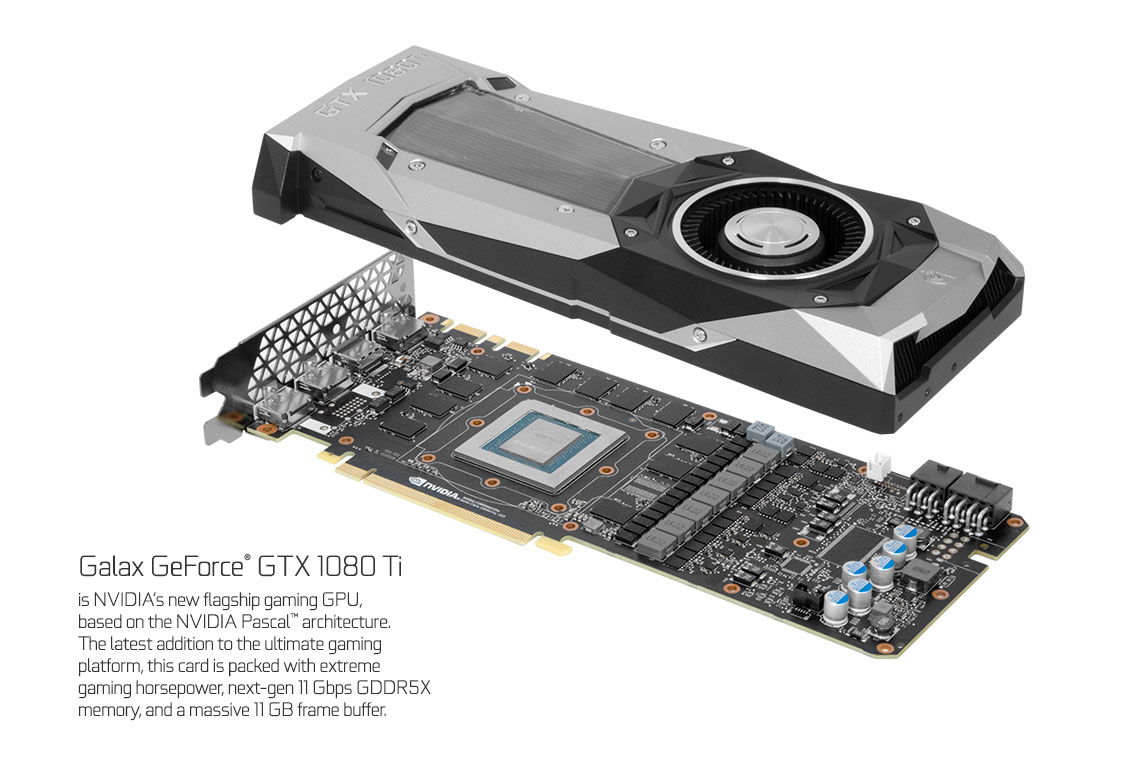 Immagine pubblicata in relazione al seguente contenuto: GALAX pubblica una preview della video card GeForce GTX 1080 Ti Founders Edition | Nome immagine: news25938_galax-geforcer-gtx-1080-ti-founders-edition_2.jpg