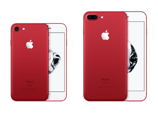 Immagine pubblicata in relazione al seguente contenuto: Apple annuncia gli iPhone 7 e iPhone 7 Plus (PRODUCT)RED Special Edition | Nome immagine: news26030_Apple-iPhone-RED_1.jpg