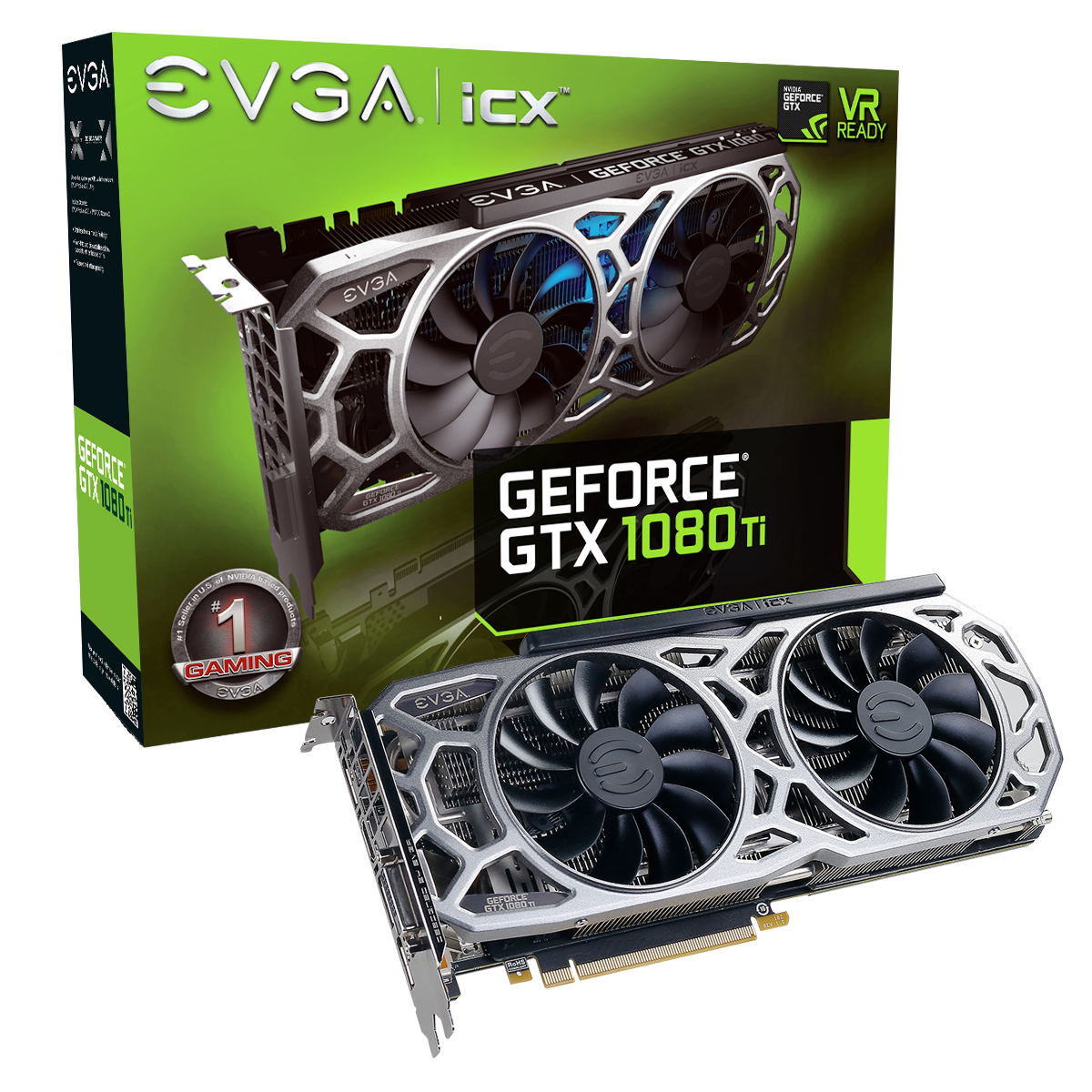 Media asset in full size related to 3dfxzone.it news item entitled as follows: EVGA pubblica le frequenze di clock delle sue video card GeForce GTX 1080 Ti | Image Name: news26034_EVGA-GeForce-GTX-1080-Ti-SC2-Gaming_1.jpg