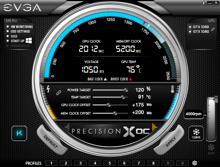 Media asset in full size related to 3dfxzone.it news item entitled as follows: NVIDIA GeForce Tweaking & Tuning Utilities: EVGA Precision XOC 6.1.2 | Image Name: news26132_EVGA-Precision-XOC-Screenshot_2.jpg