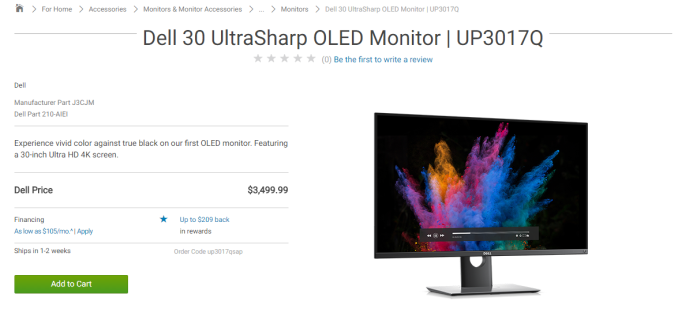 Immagine pubblicata in relazione al seguente contenuto: Irrompe sul mercato il monitor Ultrasharp UP3017Q OLED 4K di DELL | Nome immagine: news26169_DELL-Ultrasharp-UP3017Q-OLED-4K_4.png